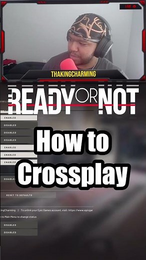 How to crossplay in Ready or Not #ReadyOrNot