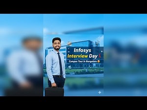 Infosys Interview in Bangalore 👔 | First Time Exploring the Stunning Campus!