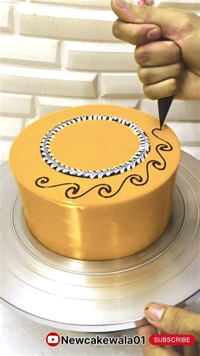 New Style Cake Design || #cake #cakedecorating #shortsfeed #cakeart #caketraining #cakedesign