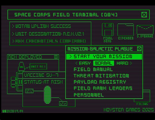 Rex and the Galactic Plague by HoysterGames