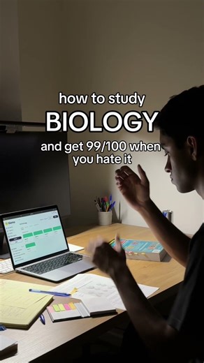 🧬 Biology isn’t the problem — your study method is. Here’s how to hit 99/100 anyway:
