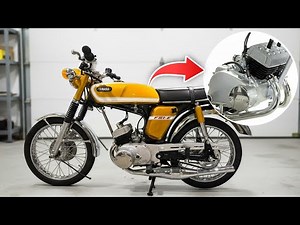 Yamaha FS1E TWIN CYLINDER Conversion | Full Motorcycle Restoration Build