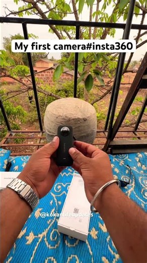 My first camera unboxing 😍 #viral #insta360