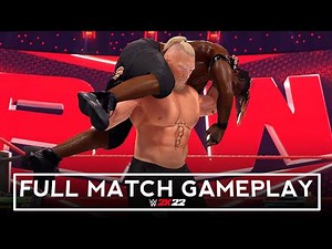 I Played WWE 2K22 Early.. | Full Match Gameplay