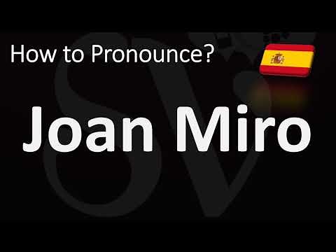 How to Pronounce Joan Miro? (CORRECTLY)