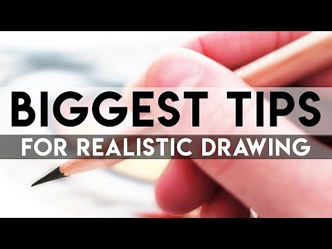 BIGGEST TIPS for GUARANTEED Realistic Drawings