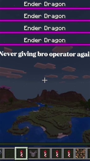 Never giving bro operator again #minecraft ￼