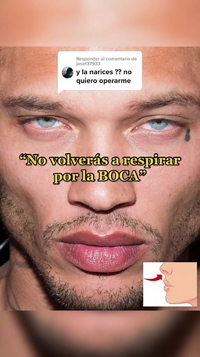 Respuesta a @josef37933 NO vuelvas a respirar por la boca! Aquí tienes los beneficios de la respiración nasal⚡️ #jawline #mewing #glowup #tutorial