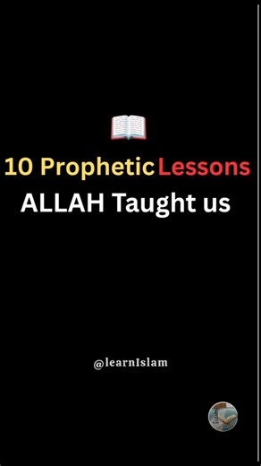 10 Life Lessons Allah Taught Us Through His Prophets 🤍 #IslamicShorts #Quran #Prophets #Iman #Sabr