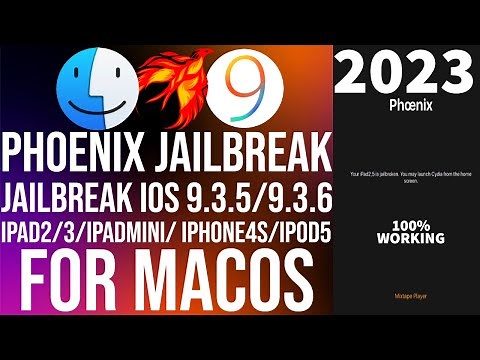 Install Phoenix Jailbreak iPad 9.3.5 | Install iPA files on MacOS | Sideloadly Mac | Jailbreak 9.3.5