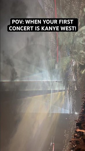 Seeing Kanye West Flashing Lights Live For The First Time 🤩🤩 #kanyewest #flashinglights
