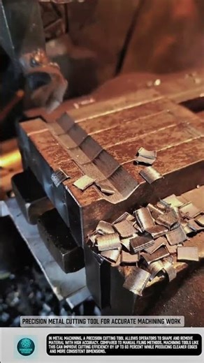 Precision Metal Cutting Tool for Accurate Machining Work #tools