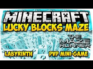 MINECRAFT: MAZE RUNNER BLUE LUCKY BLOCKS MOD BATTLE | Nunan (Minecraft Deutsch)