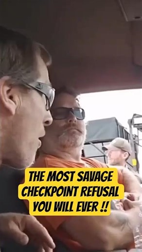 The Most SAVAGE Checkpoint Refusal You Will Ever!! #shorts #viralvideo #idrefusal