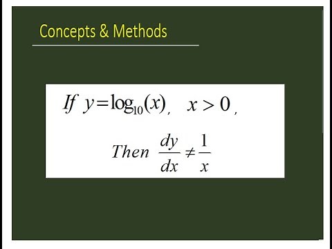 derivative of logx base 10 || derivative of logarithmic functions || derivative of log x