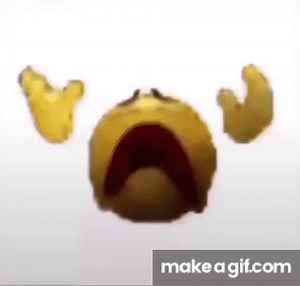 Disappearing emoji meme on Make a GIF