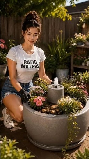 Cracked Sink Turned Into Luxury Garden Fountain Pot! DIY Transformation