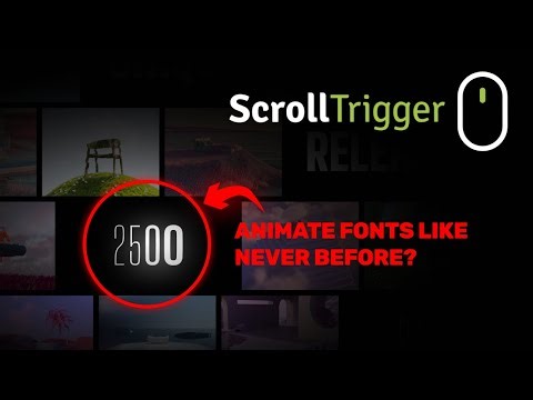 Watch Text Come Alive With Scroll-Triggered Animation (ScrollTrigger)