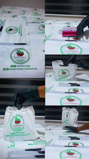 Our cute portable draw string bags to elevate your packaging! It is luxury feel Reusable Perfect for skincare vendors Your brand sales Rep