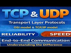 TCP vs UDP Explained | Key Differences | Transport Layer Protocols