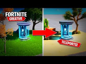 *NEW* Teleports in Fortnite! (Tutorial)