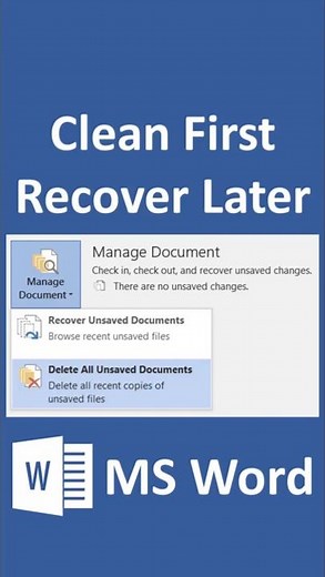 Removing Old Unsaved Word Files Part 2