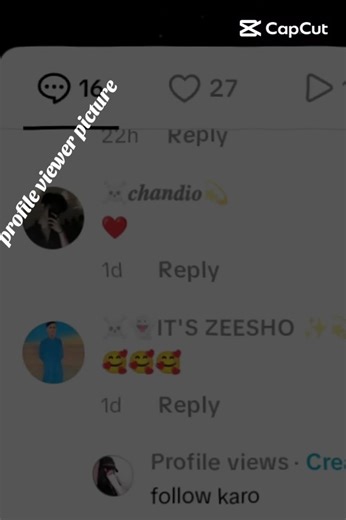 Profile views on TikTok