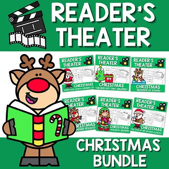 Christmas Readers Theater Activities Bundle | No Prep Skits & Plays ELA Centers