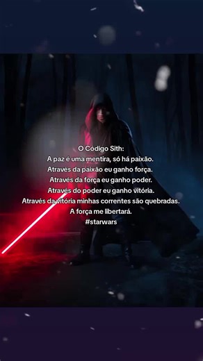 O Código Sith: Paixão e Poder no Universo Star Wars