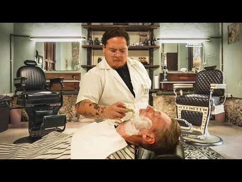 💈 A Warm Welcome & Relaxing Hot Towel Shave | Inside PepeH Barbería Mérida 🇲🇽