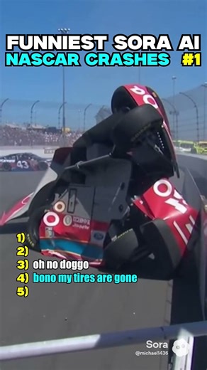 Ranking SORA AI NASCAR Crashes💀