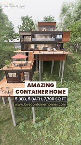 Rate this shipping container home on a scale of 0 to 10. Would you live in this? 🤔 We specialize in architectural planning, design, engineering, and cost estimation of shipping container structures across all 50 states of the US. We Design Container Homes | Offices | Restaurants | Gyms | Cafes, and more! Chat with our team to understand your project requirements and acquire plans and designs for your project. Visit us at www.lovecontainerhomes.com 📧 Email: support@lovecontainerhomes.com - We p