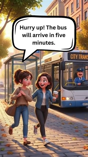 Catching the Bus: A Beginner's English Guide