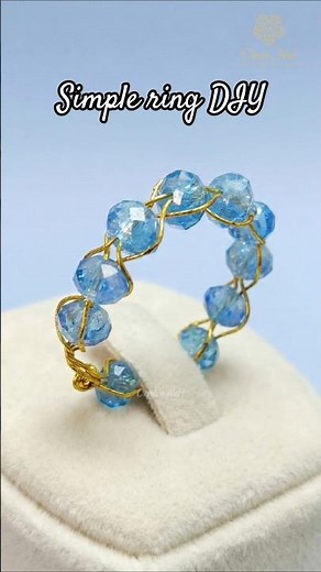 Simple ring DIY #shortsfeed