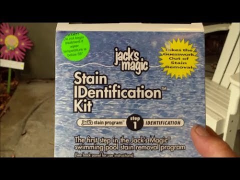 Jack's Magic Stain IDentification Kit: Testing a Metal Stain