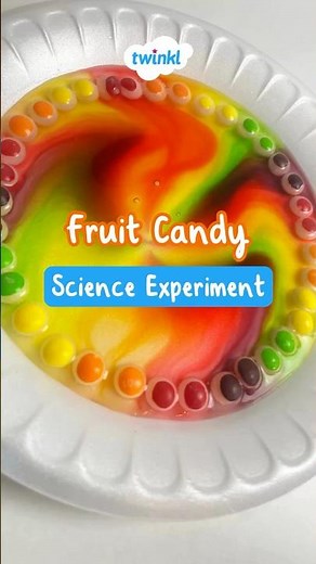Fruit Candy Rainbow Science Experiment | Color Mixing | Twinkl USA