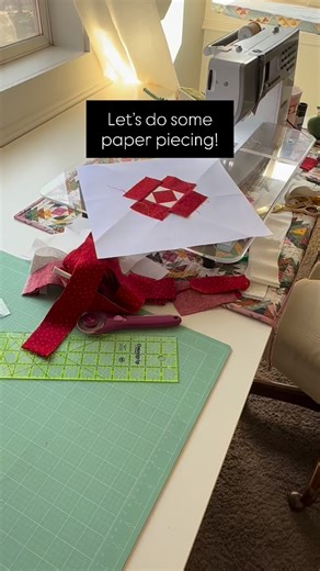 FPP is always a little controversial but it’s my tried and true method. I’ve tried other methods and I love the stability and accuracy that the paper and lines provide. You can get these papers in my Etsy shop. Link in profile. I also have a full YouTube video tutorial more details on my blog. #pineapplequilt #foundationpaperpiecing #fpp | Gigi's Thimble Quilt Patterns