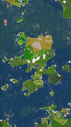 This Minecraft Continent Island Seed Is Incredible!