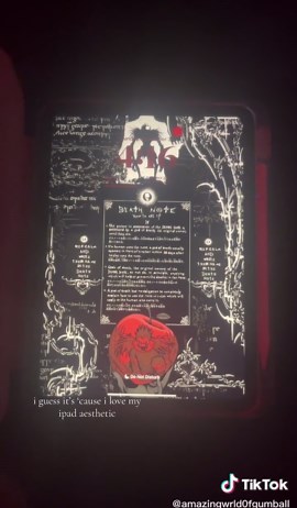 Embrace Your iPad Aesthetic with Death Note Themes