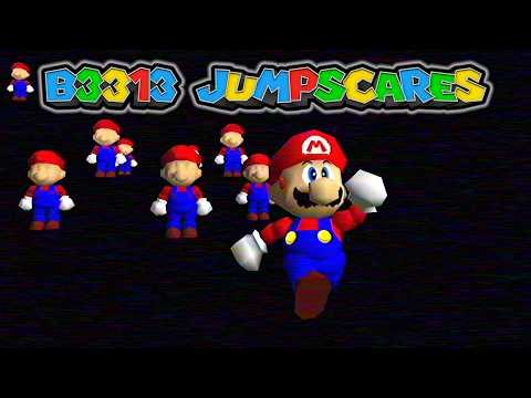 Super Mario 64 B3313 All Jumpscares VHS
