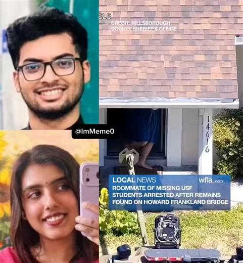 BREAKING: Chilling update in the case of missing University of South Florida students.Hisham Saleh Abugharbieh, roommate of Zamil Limon and Nahida Bristy, was taken into custody after a SWAT standoff, reportedly pulled out shirtless wearing only a towel.This comes after human remains believed to be one of the students were found near the Howard Frankland Bridge.Hisham Saleh Abugharbieh, also a University of South Florida student of Bangladeshi origin, is now facing charges of domestic violence, 