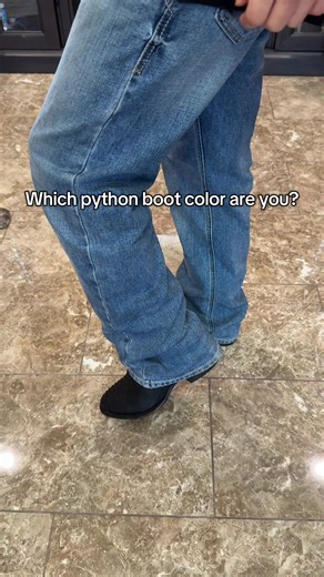 Discover Your Favorite Python Boot Color