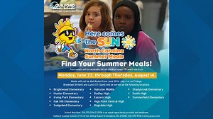 Guilford County Schools launches free meal program this summer