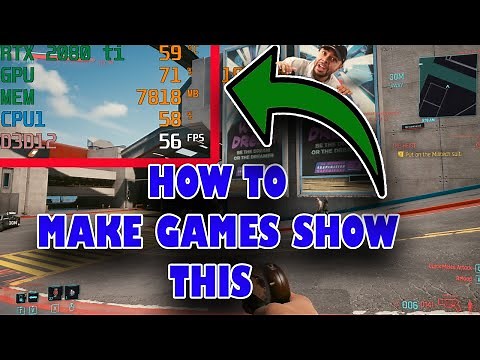 How to make games show FPS, GPU, and CPU Usage for Benchmarks | How to turn on Benchmark Overlays