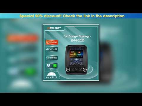 Hands-on 9.7"Carplay Android 13 Auto Car radio For Dodge Durango 2014-2020 multimedia player GPS na