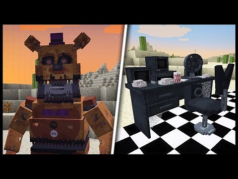FNAF in MINECRAFT! (Mod Showcase)