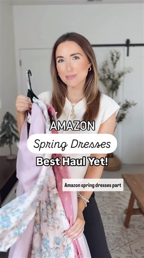 Jacsy Kelsey | Amazon Fashion on Instagram: "Amazon Spring Dresses part 3! My best haul yet!!🙌🏼 These are all so gorgeous and perfect for showers, Easter, Mother’s Day, etc 🩷 Like + comment “SPRING 3” to receive direct link to your DMs! You can also tap link in my bio > Amazon storefront #springdresses #easterdress #eventdress #weddingguestdress #amazonfashion #petitefashion #bumpstyle #35weekspregnant #pregnantstyle"