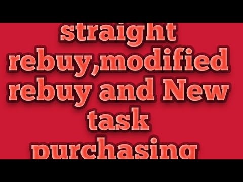 define B2B sales and explain straight rebuy, modified rebuy and New task purchasing with examples?