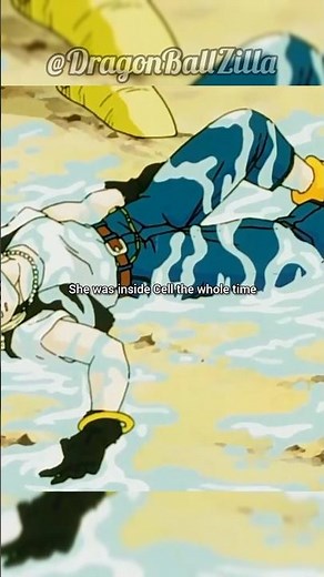 Cell throws out Android 18 🫨😶‍🌫️ #DBZ #Gohan #Cell #Android18 #DBZClips #Shorts