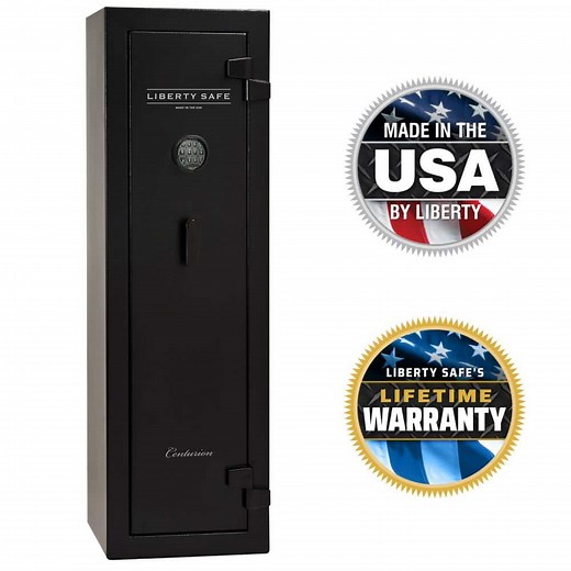 Reviews for LIBERTY SAFE Centurion 12-Gun 30-min fire rating EMP E-Lock 59.25 in. H x 18.25 in. W x 16 in. L Black Gun Safe & Lifetime Warranty | Pg 1 - The Home Depot